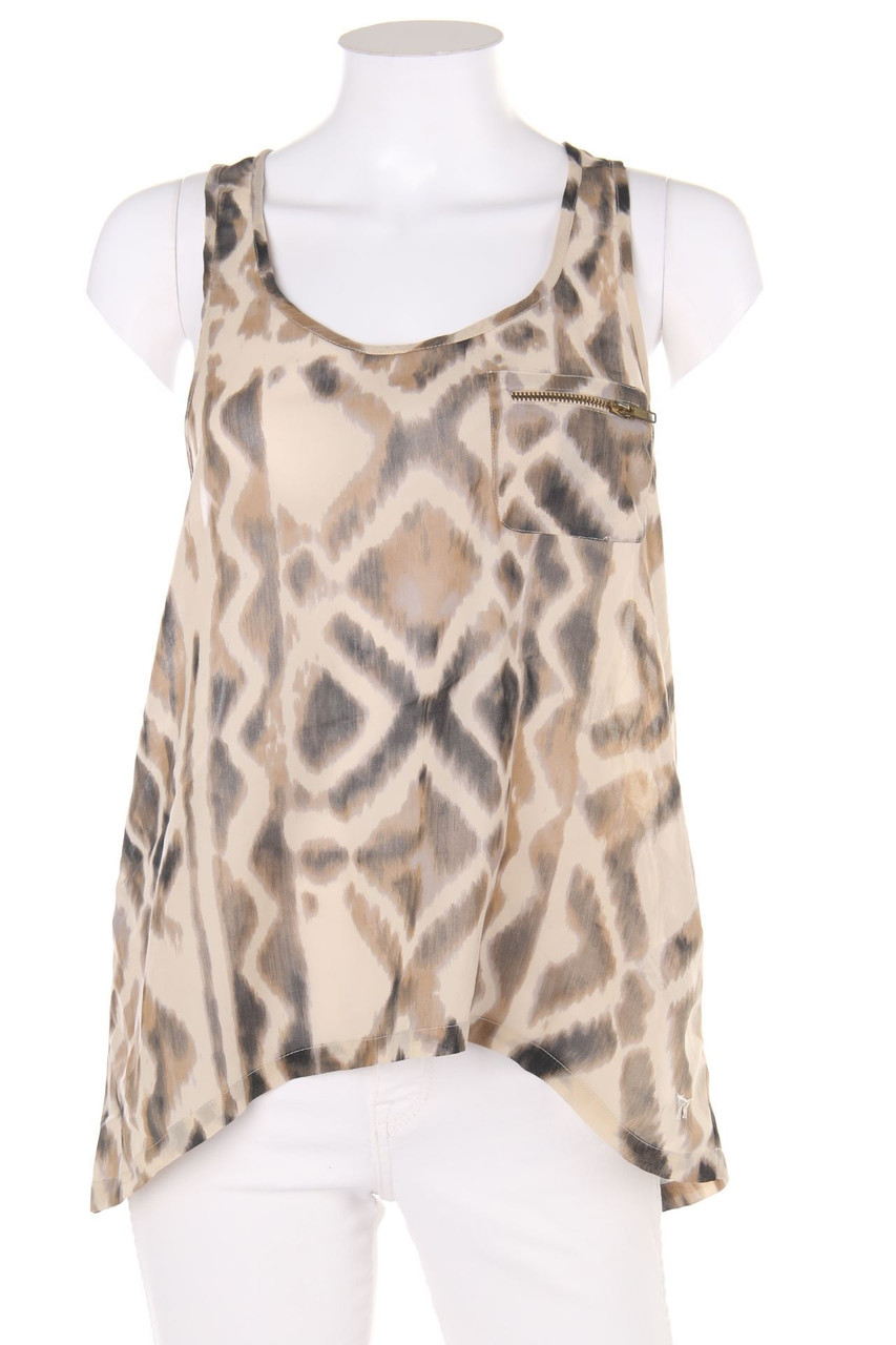 NO NAME - Racerback Top with Print - S