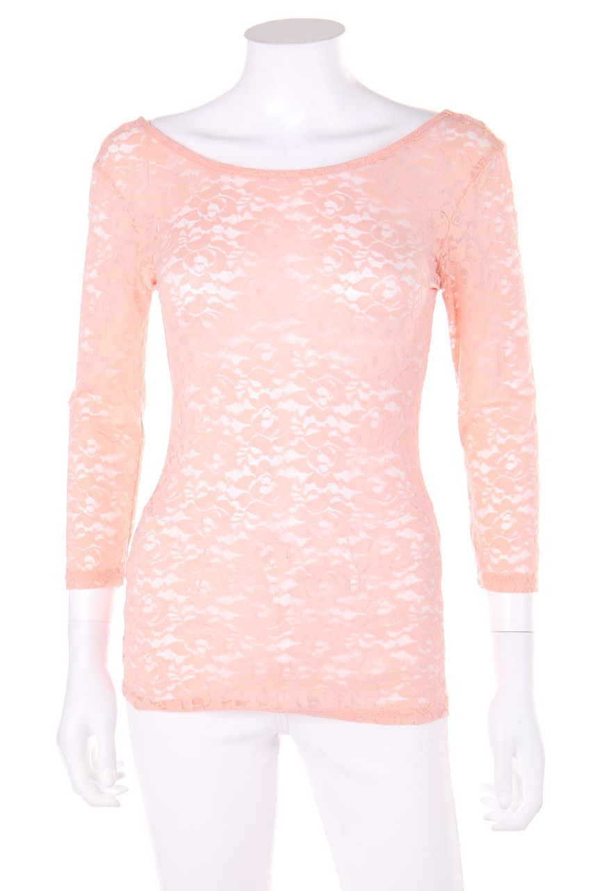 TALLY WEiJL - Lace-Shirt with Deep Back Cutout - S