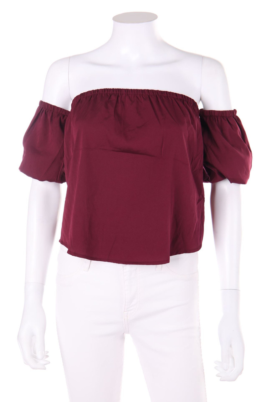TALLY WEiJL - Cold-Shoulder-Off-the-shoulder blouse - S