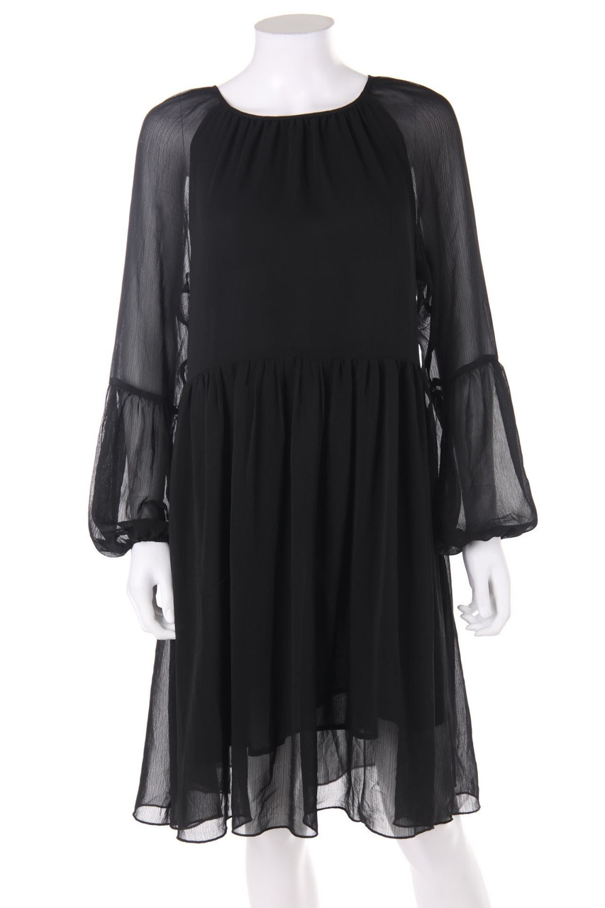 minimum - Oversize-Chiffon-Cocktail Dress with Ruffles - D 34
