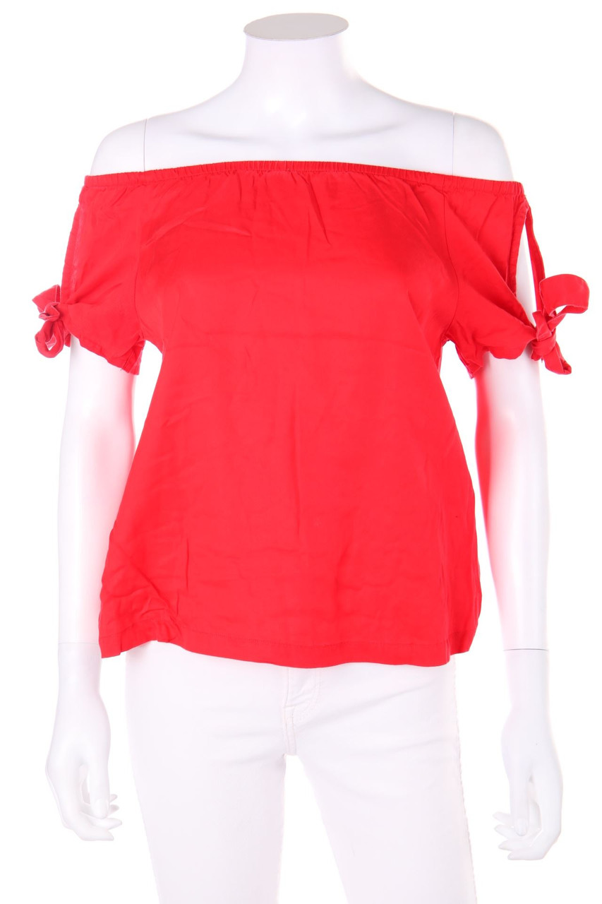 No Label - Carmen-Blouse with Cut-outs - L