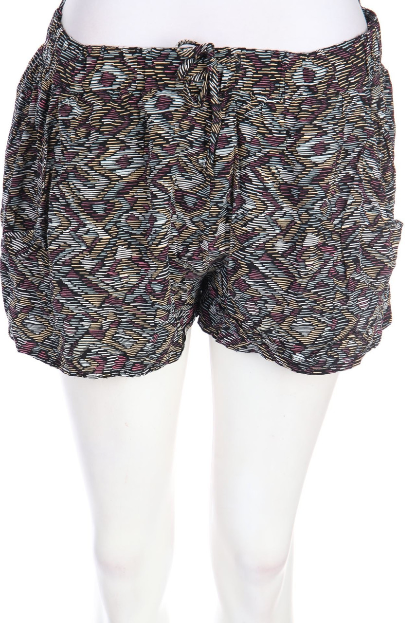 even&odd - Shorts, Viscose with Pattern - XL