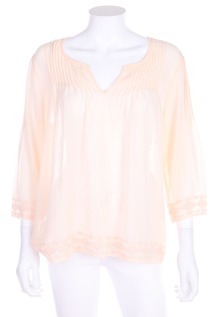 VILA - Bluse mit Stickereien - M