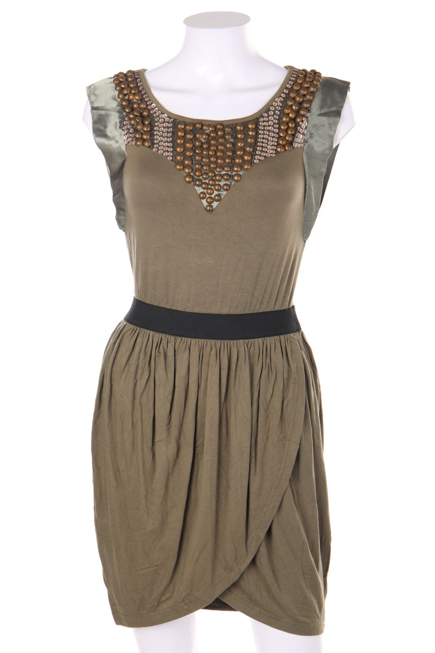 Moon Collection - Kleid mit Schmuckstein-Applikation - S