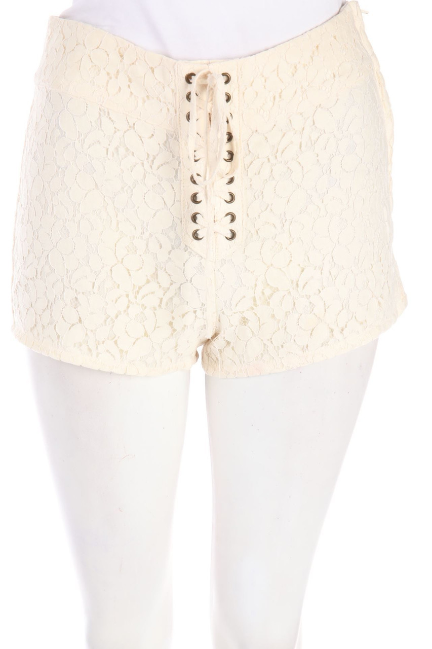 H&M DIVIDED - Shorts aus Spitze mit Schnürung - D 36