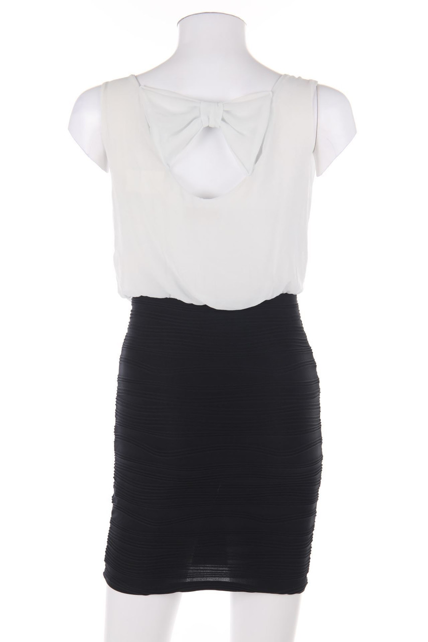 TOUT FEU TOUT FEMME - Kleid mit Wasserfall-Ausschnitt - S