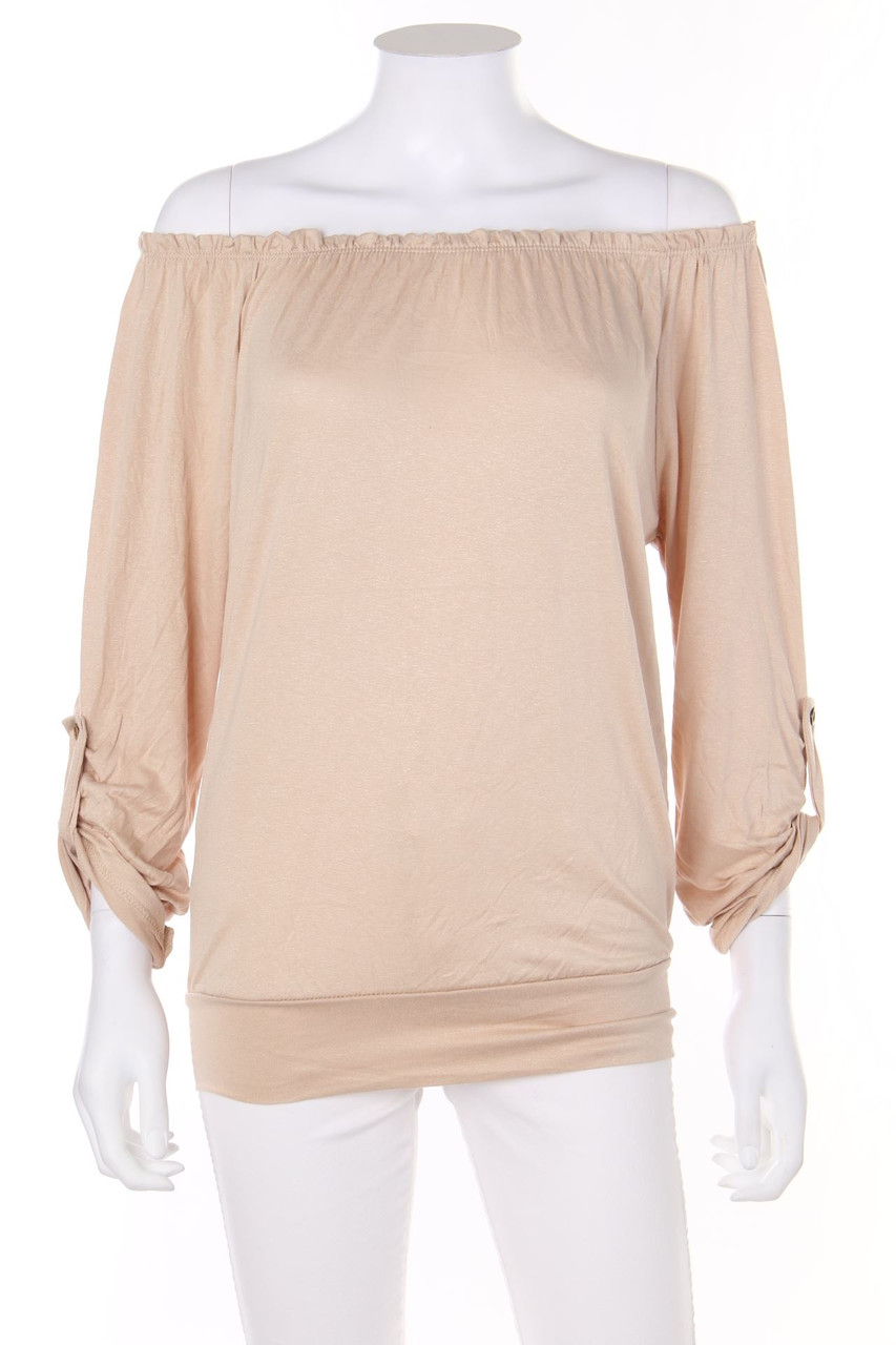 Madonna - Bluse mit 3/4-Ärmel mit Raffungen - D 36-38