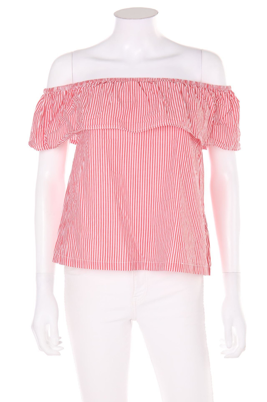 H&M DIVIDED - Carmen-Bluse mit Streifen - D 40