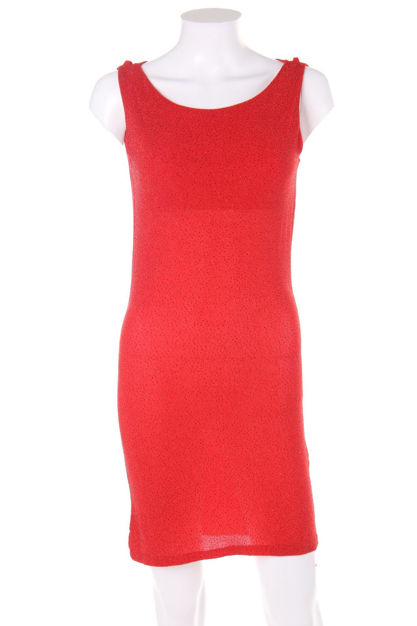 Ohne Label - Party-Kleid mit Metallic-Effekt - XS