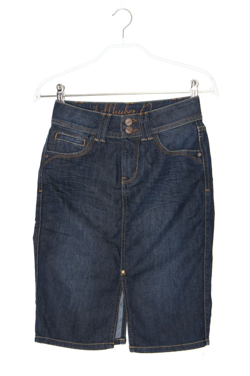 HALLHUBER - Denim Skirt with Slit - D 32