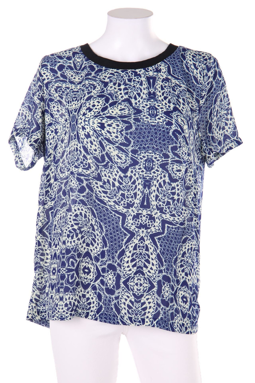 GLAMOROUS - Kurzarm-Bluse mit Muster - L