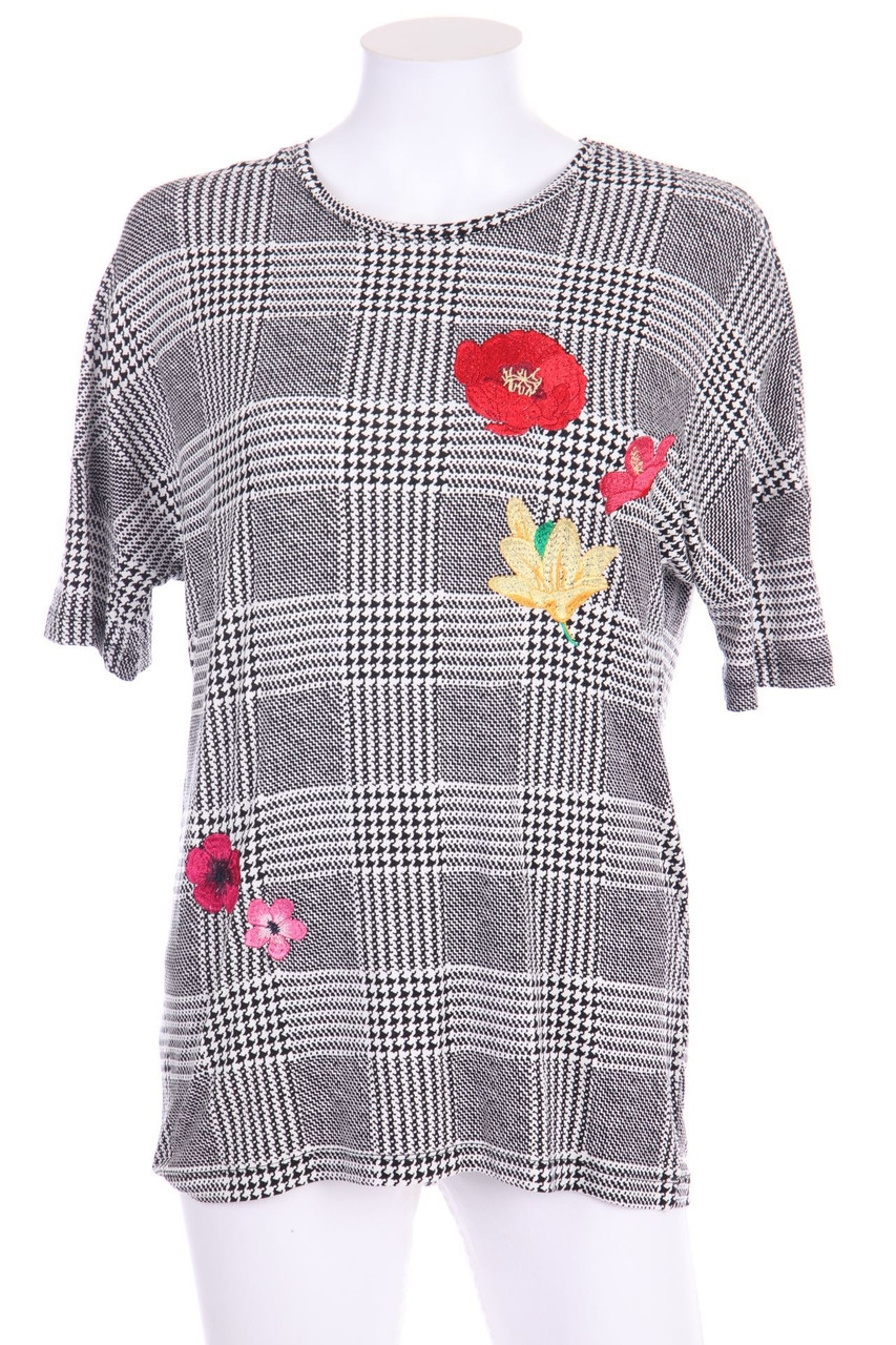 RAINBOW - Shortsleeve-Shirt with Embroideries - D 34