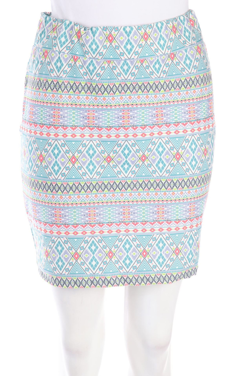 CAMAÏEU - Minirock mit Ethno-Print - D 36