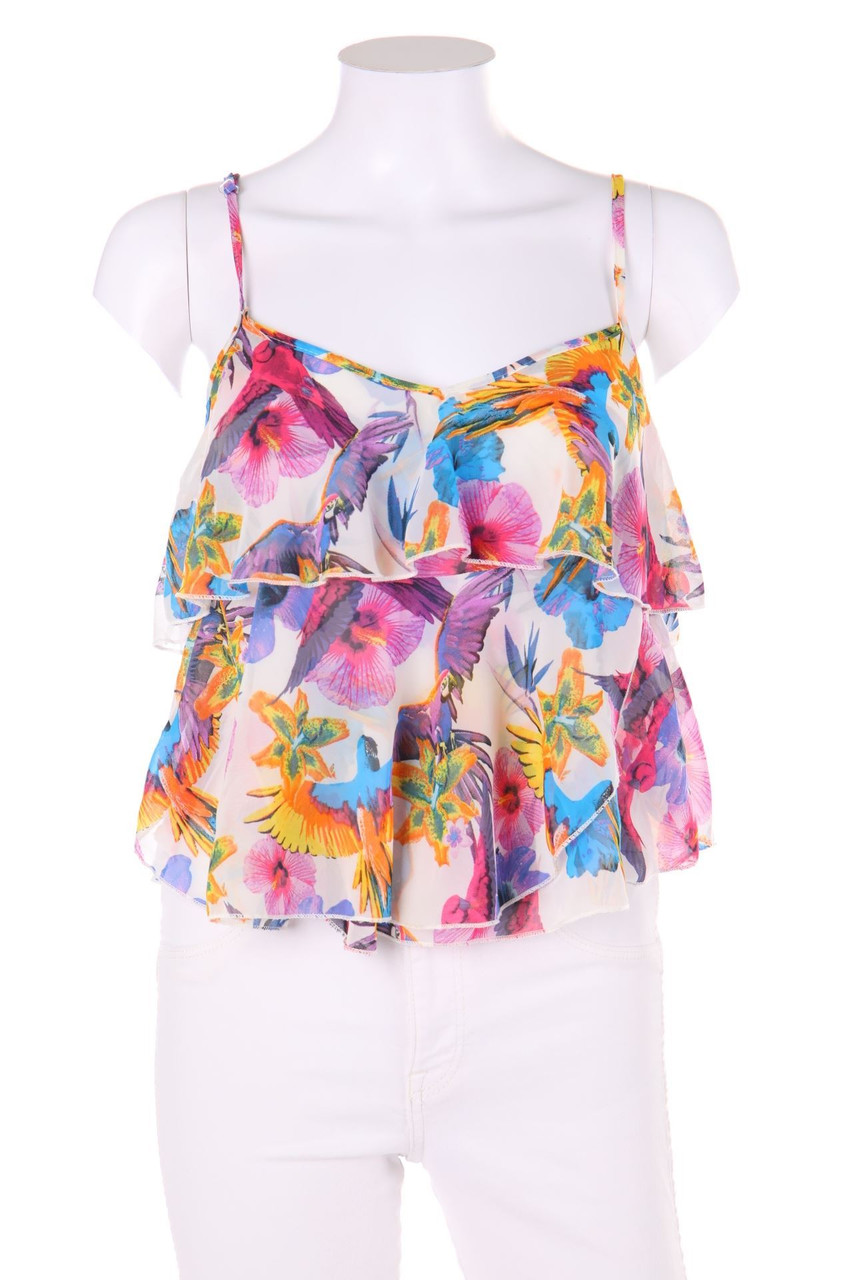 TALLY WEiJL - Top, Layer Look with floral print - S