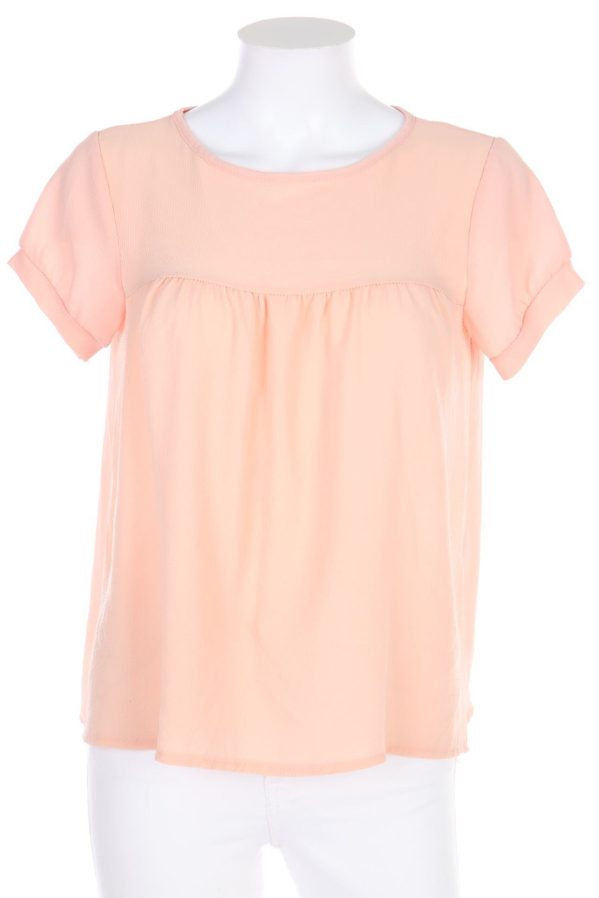 zebra - Shortsleeve Blouse with Ruffles - XS