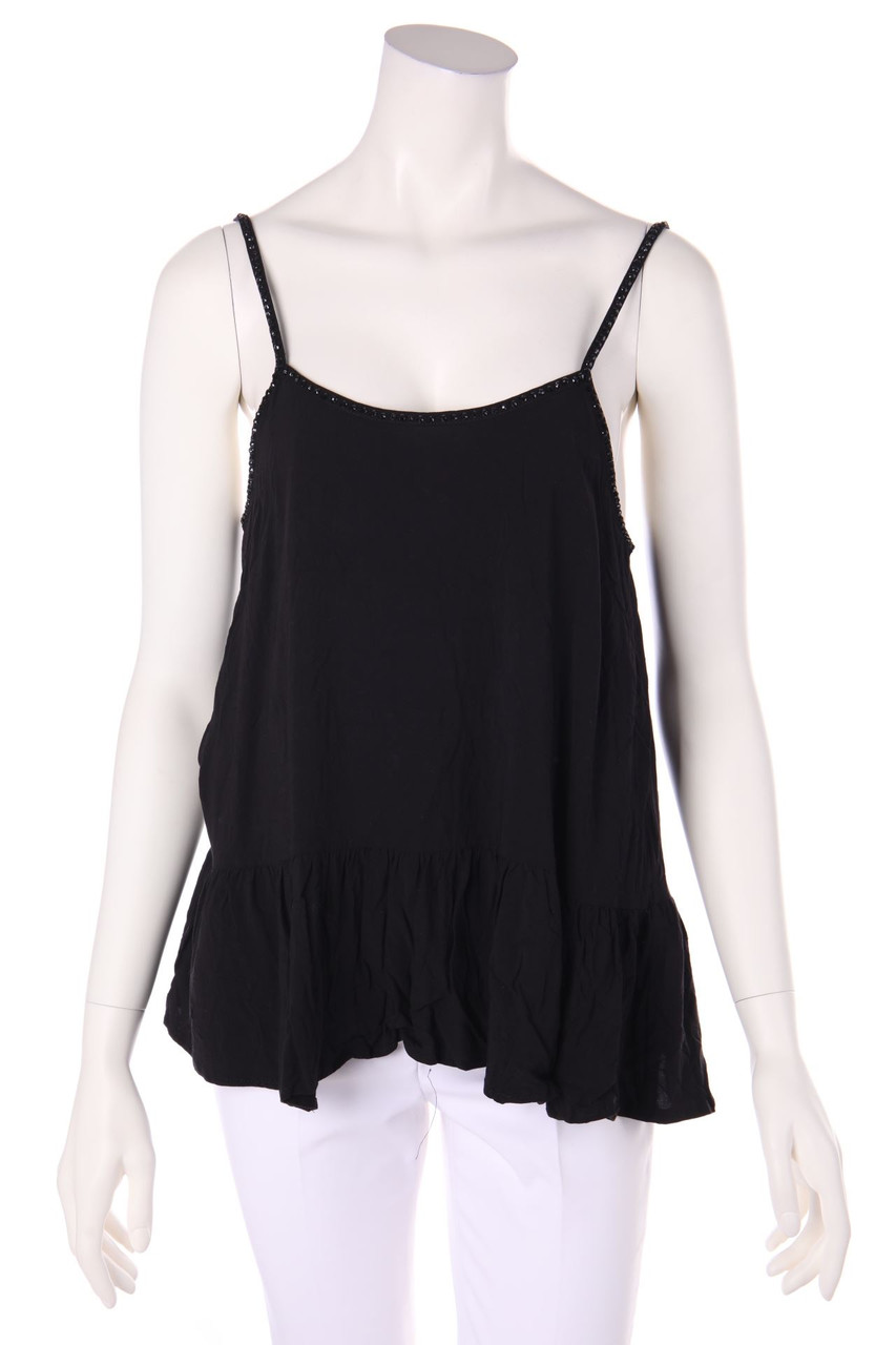 MY TWIN TWINSET - Top mit Schmuckstein-Applikation - S