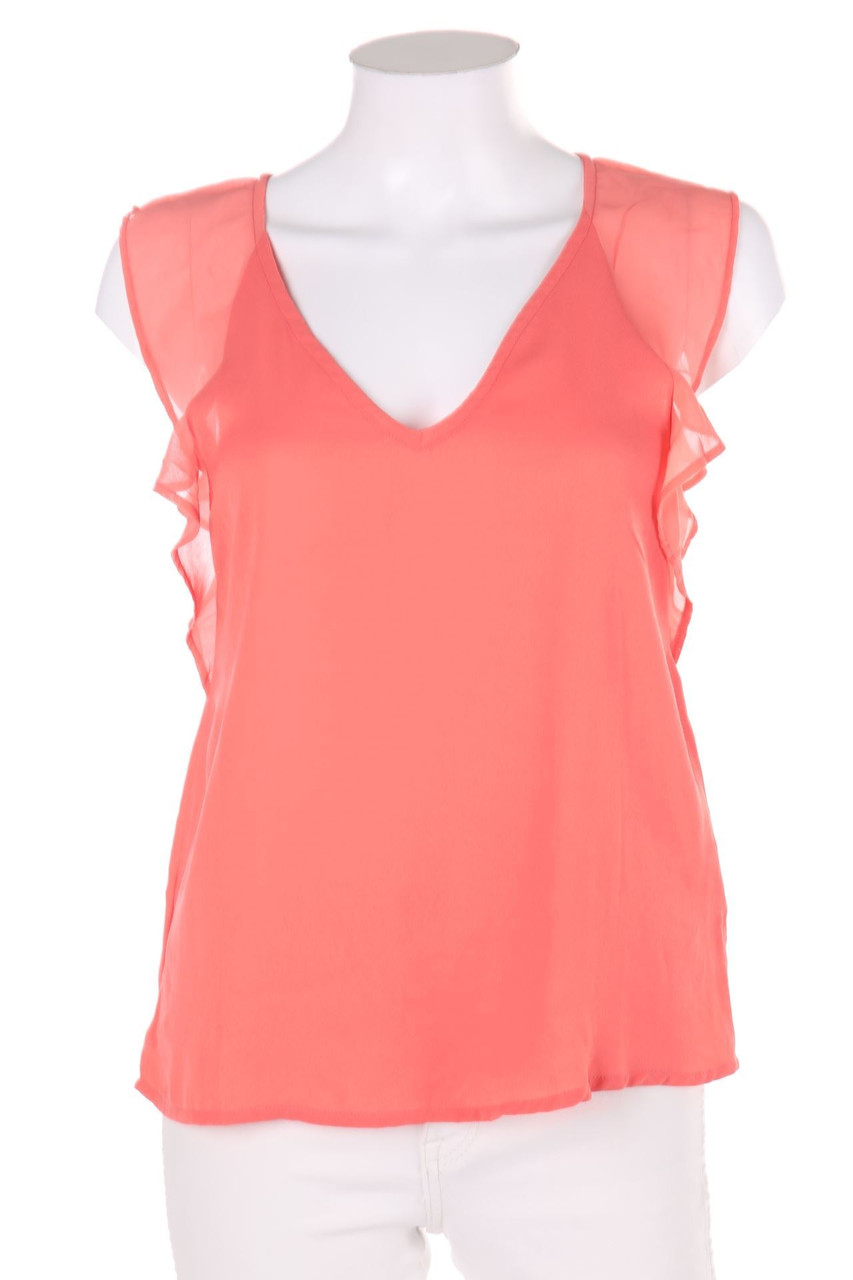 TALLY WEiJL - Ruffled Blouse with Keyhole - D 36