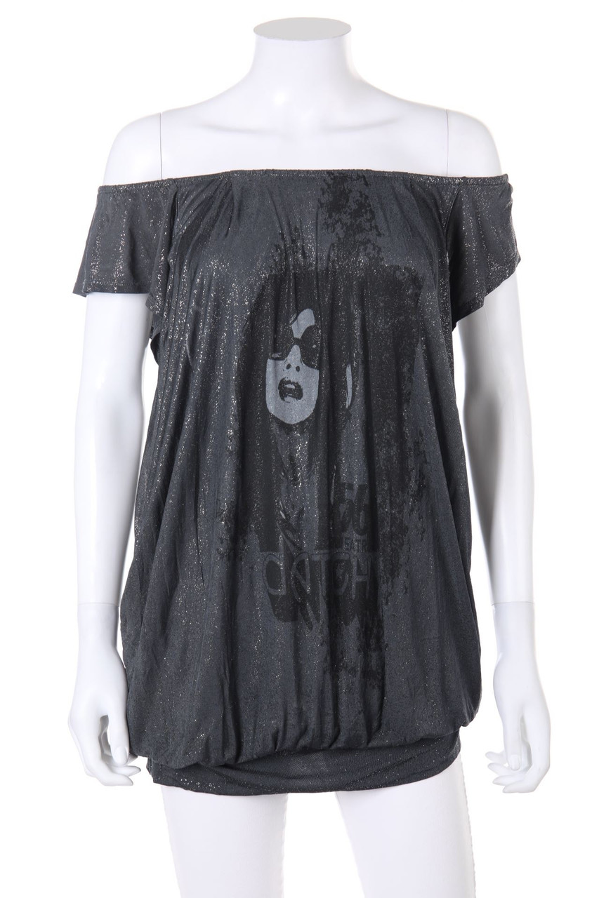 SECONDHAND - Top with Print - M