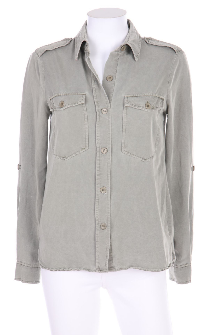 REVIEW - Hemd-Bluse mit aufgesetzten Taschen - XS