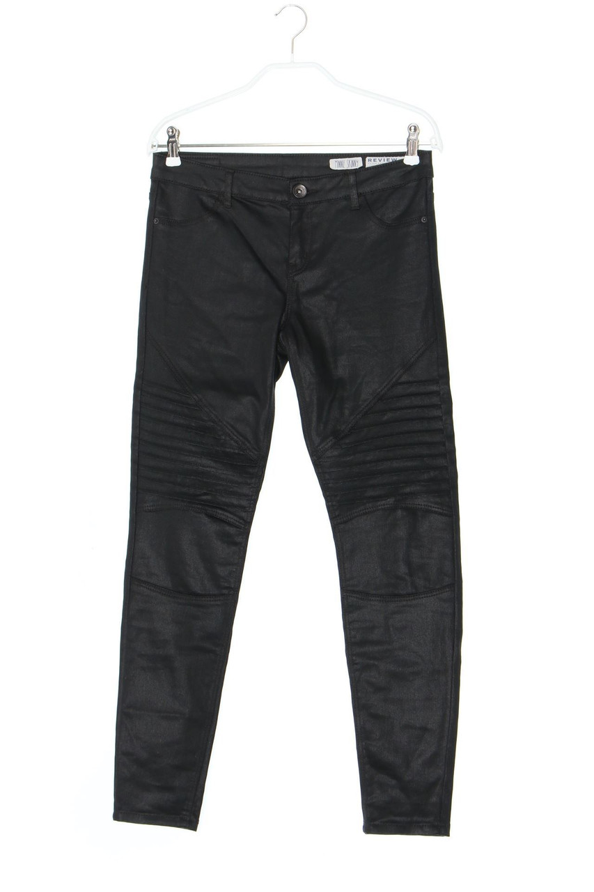 REVIEW - Coated Skinny-Jeans mit Biesen - W28