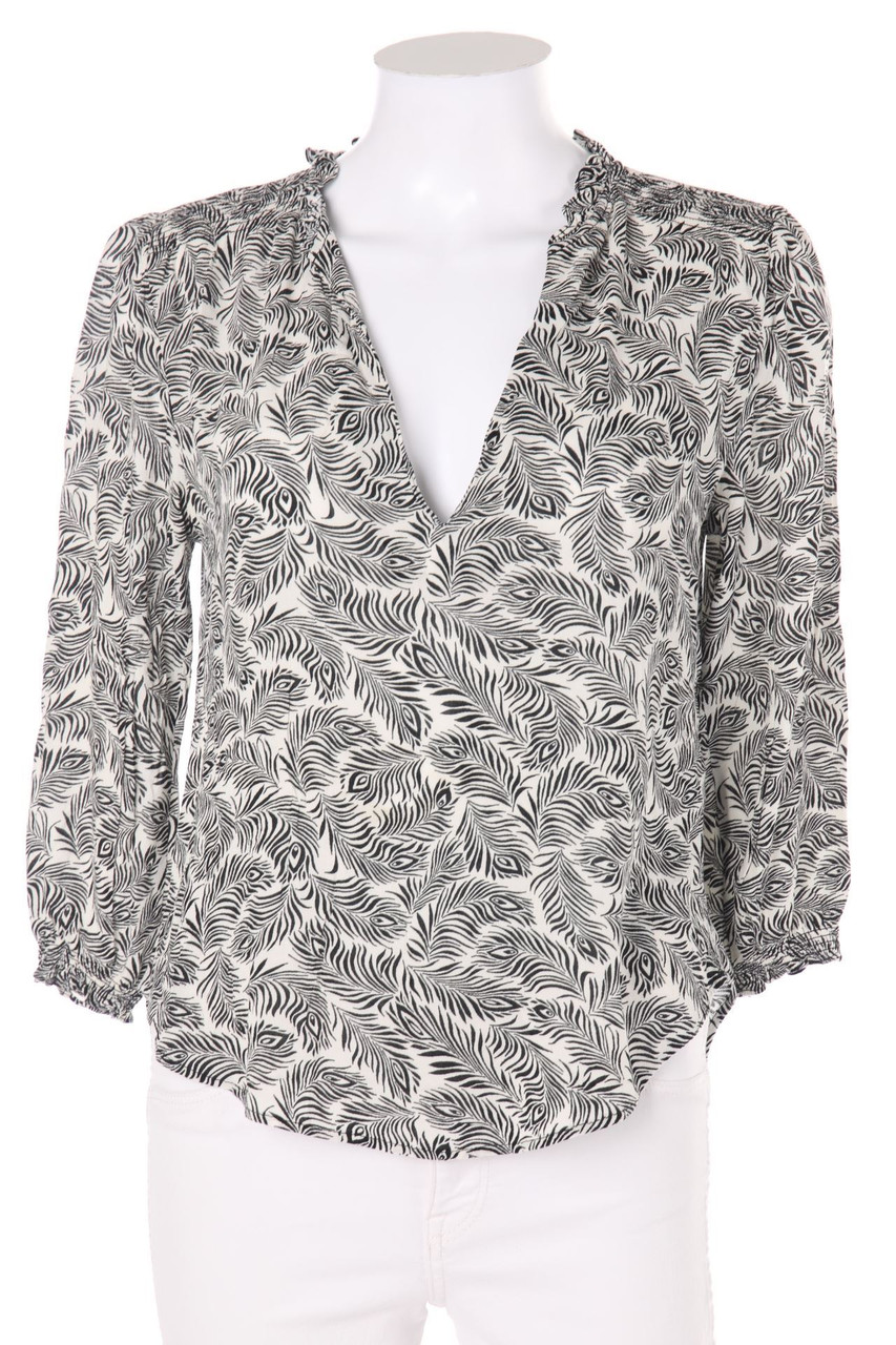 H&M - Bluse mit 3/4-Ärmel mit Print - D 36