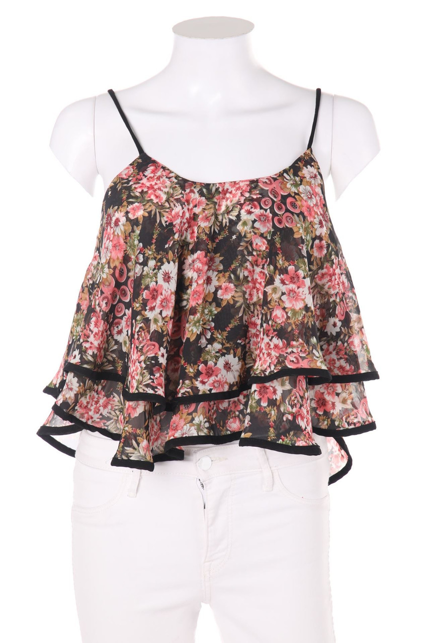 SECONDHAND - Top with floral print - M