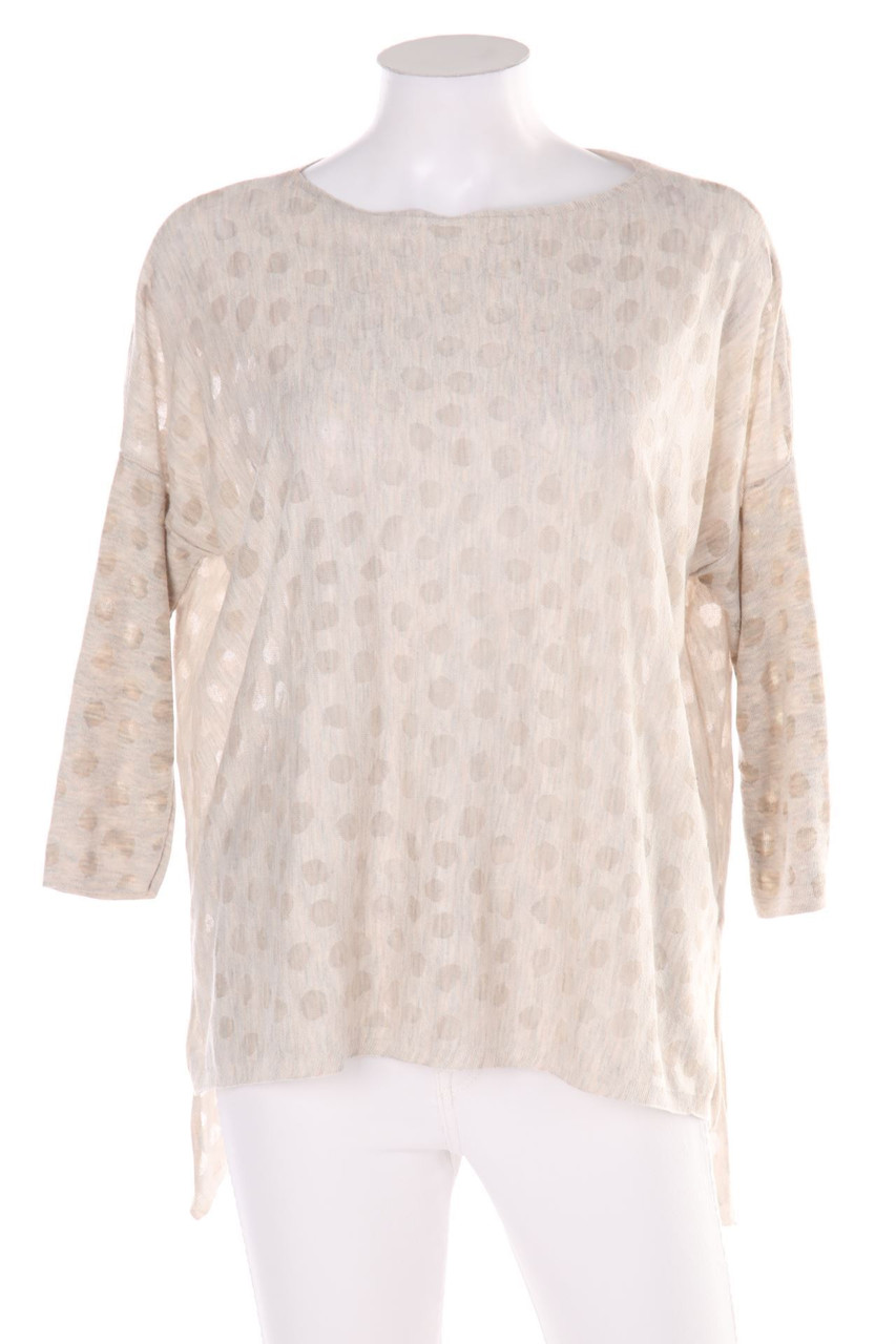 H&M - Oversize-Strick-Pullover mit Punkten - XL