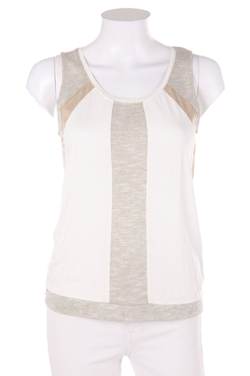 MORGAN - Glitter-Top with Stripes - S