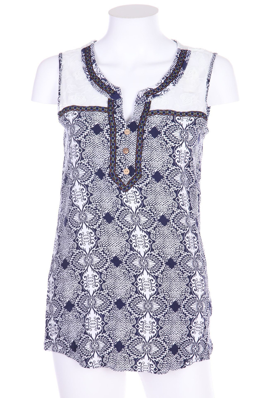 jennifer taylor - Tunika-Bluse mit Print - M