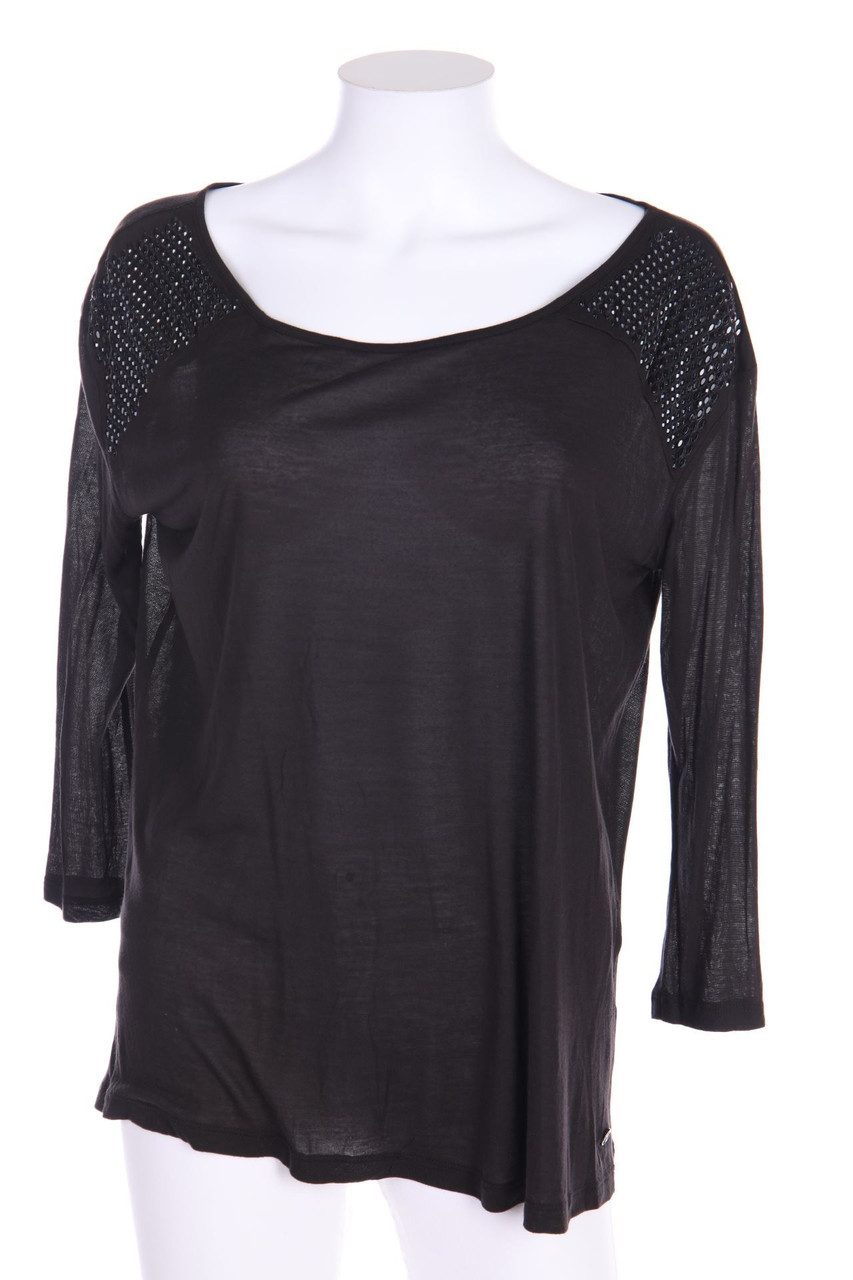 REPLAY - 3/4-Sleeve Shirt with Jewelry Stones - XS