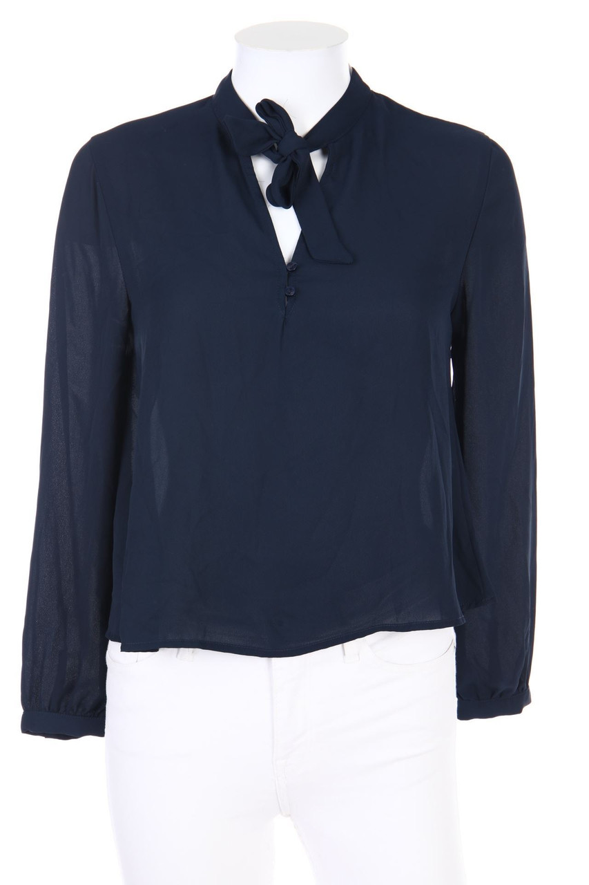 Bershka - Pussy Bow Blouse, Crêpe - S