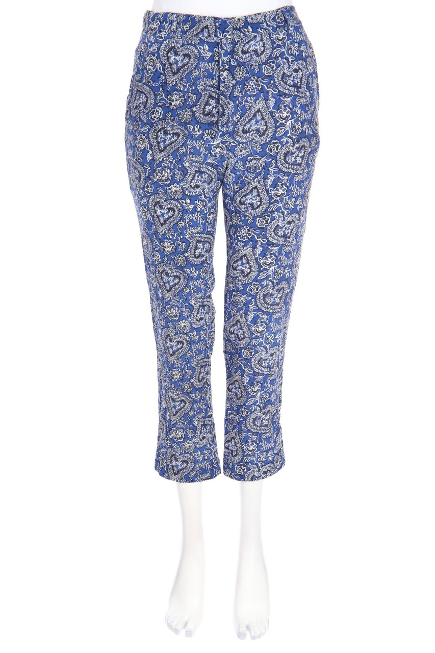 TARA JARMON - Pants made of Silk with floral print - D 36