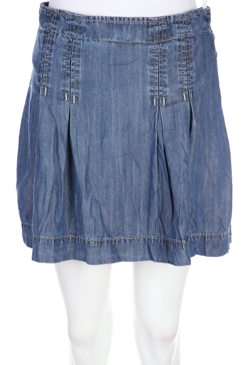 Calvin Klein Jeans - Mini-Jeansrock mit Falten - M