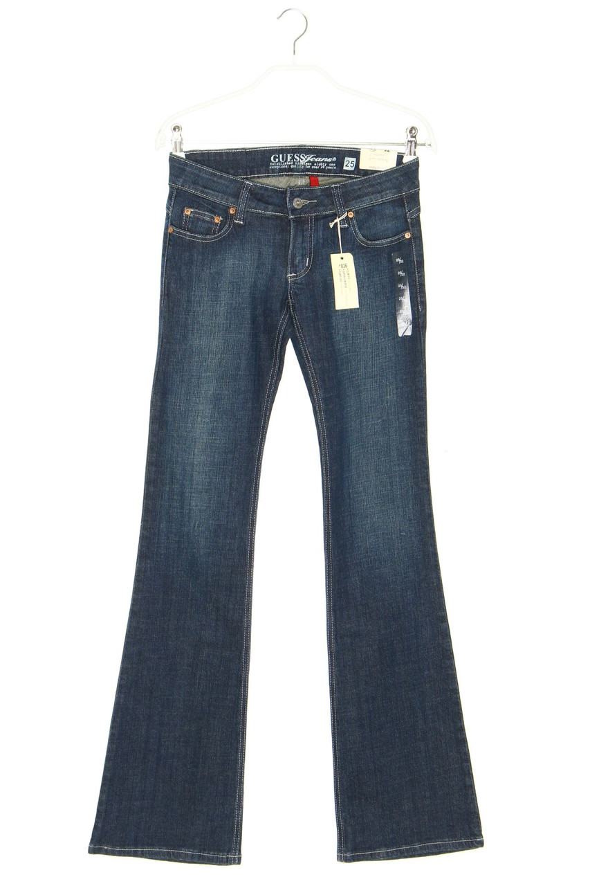 Guess Jeans - Used Look Flared-Jeans aus Baumwoll-Mix - W25