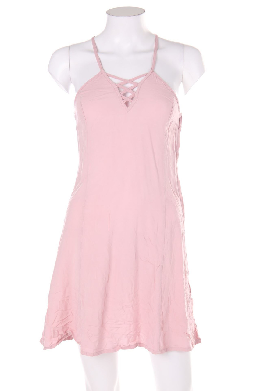 H&M DIVIDED - Mini-Kleid aus Viskose mit Schnürung - D 34