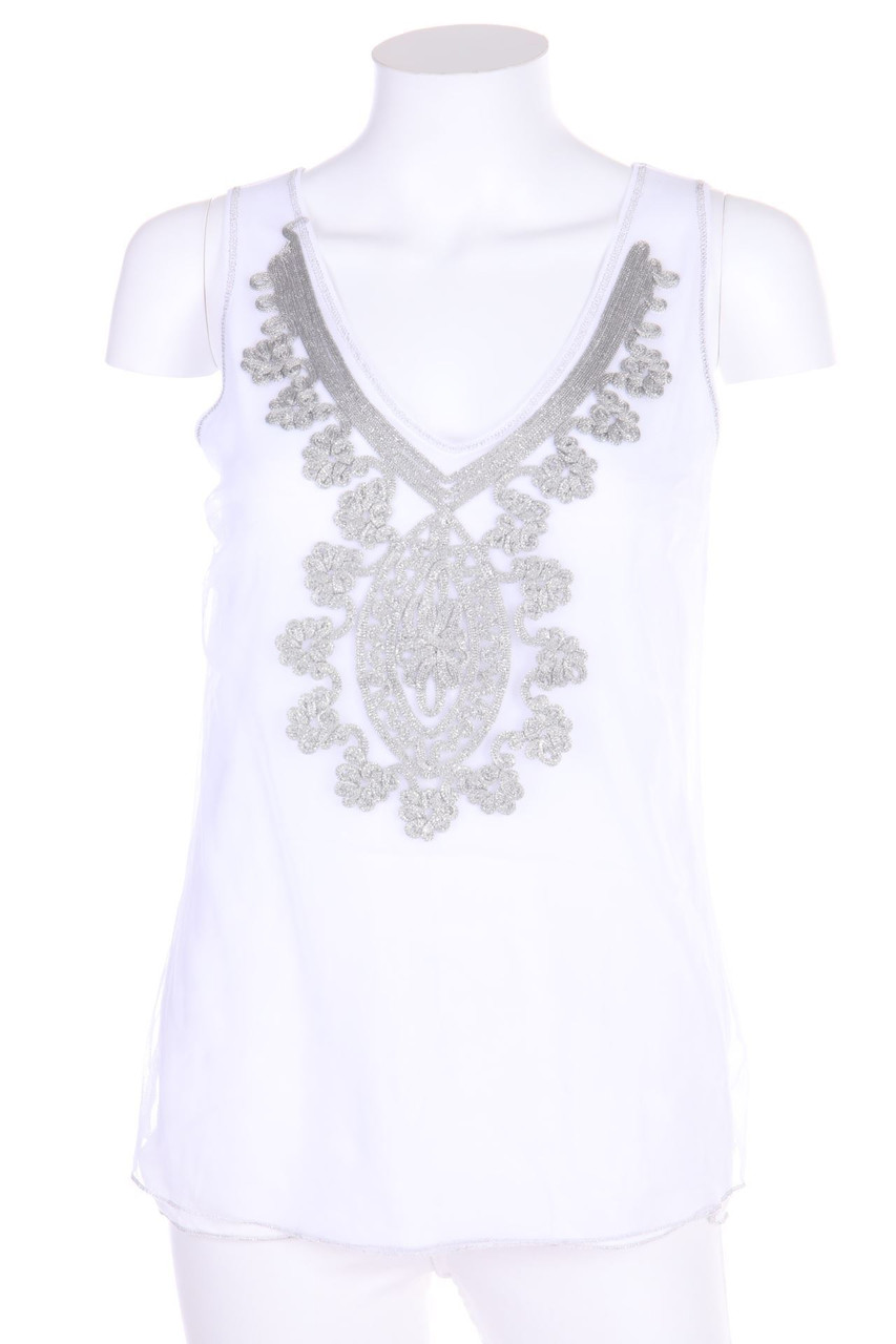 HEINE - Top, Layer Look with Embroideries - D 34