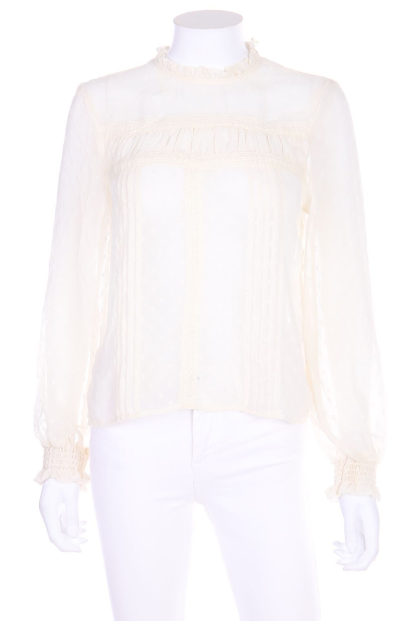 CLOCKHOUSE by C&A - Bluse mit Spitzen-Einsatz - D 36