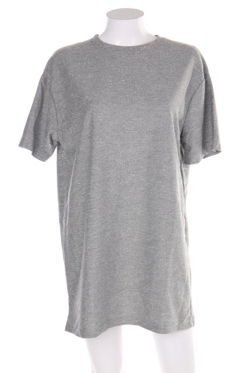 ZARA TRF - Oversize-Dress with Metallic Effect - M