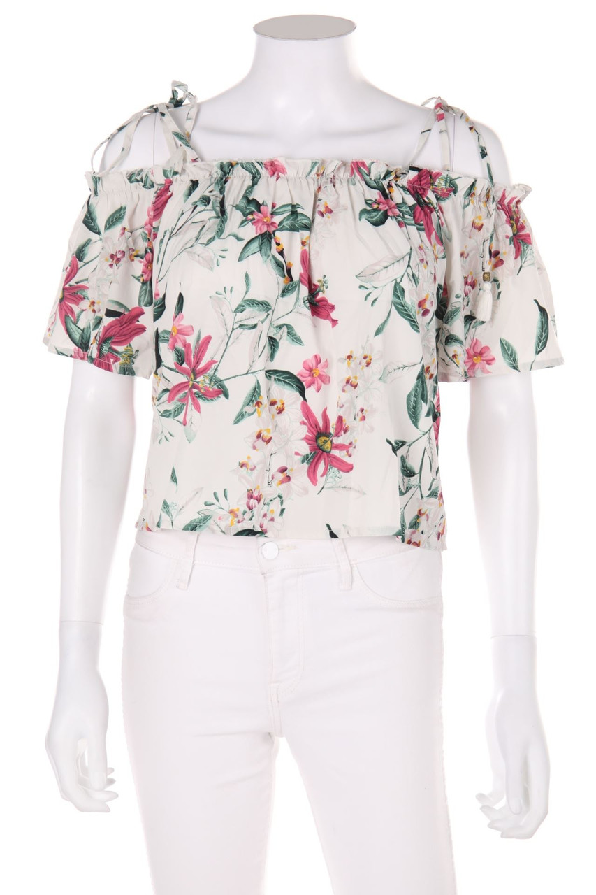 TALLY WEiJL - Off-the-shoulder blouse with floral print - L