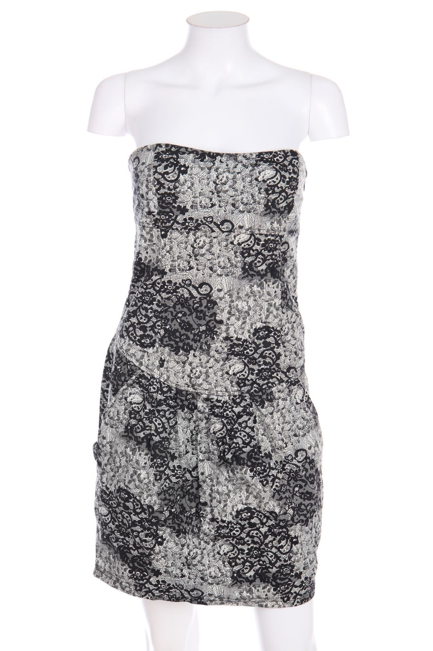 AMISU - Kleid mit floralem Muster - D 38