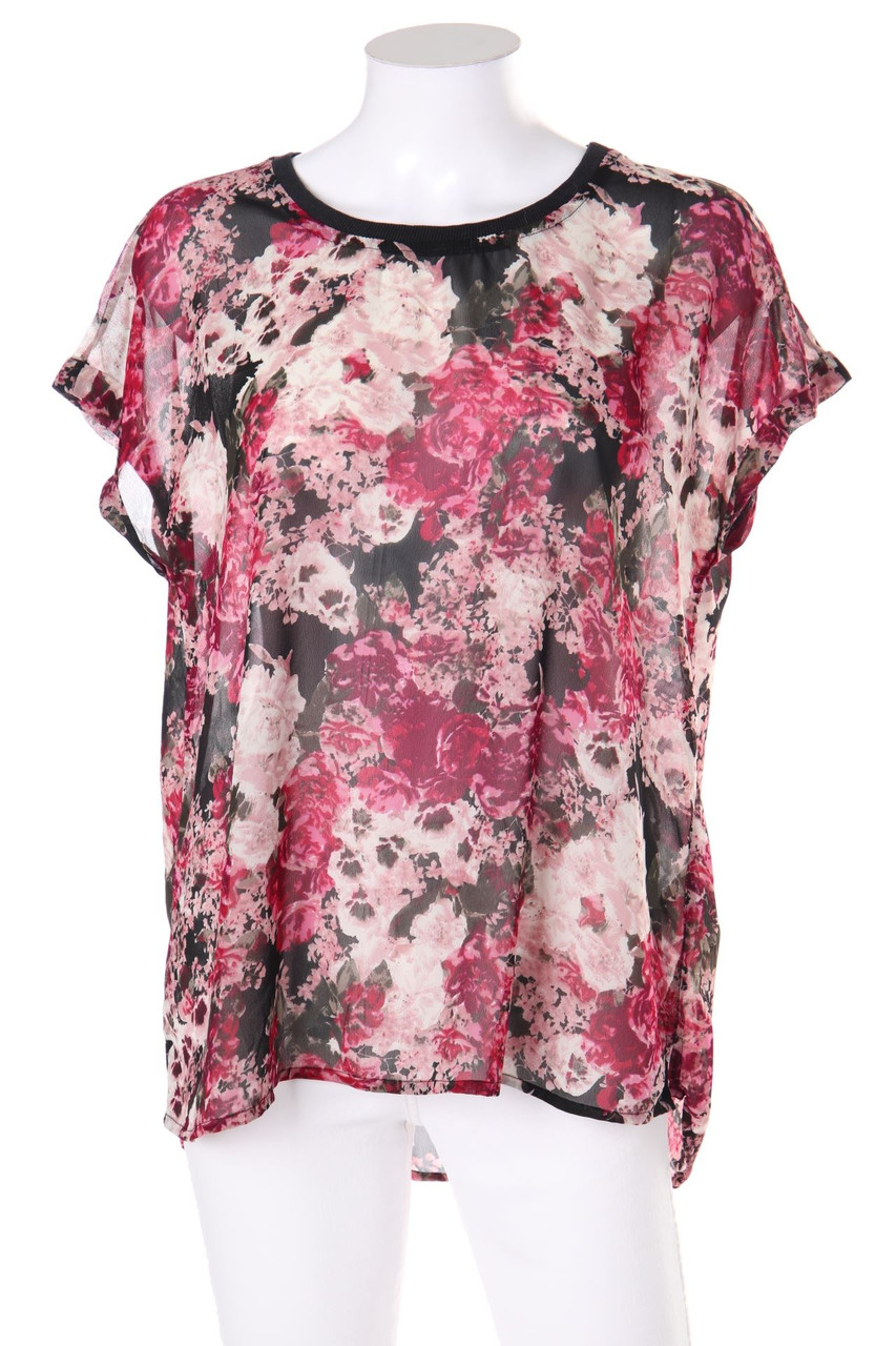 Yessica by C&A - Kurzarm-Bluse mit Blumen-Print - D 44