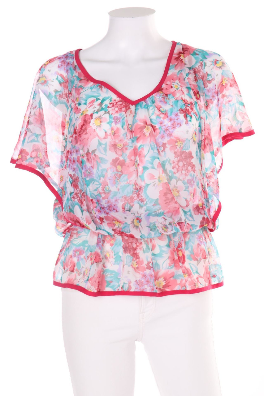 TALLY WEiJL - Ruffled Blouse with floral print - D 36