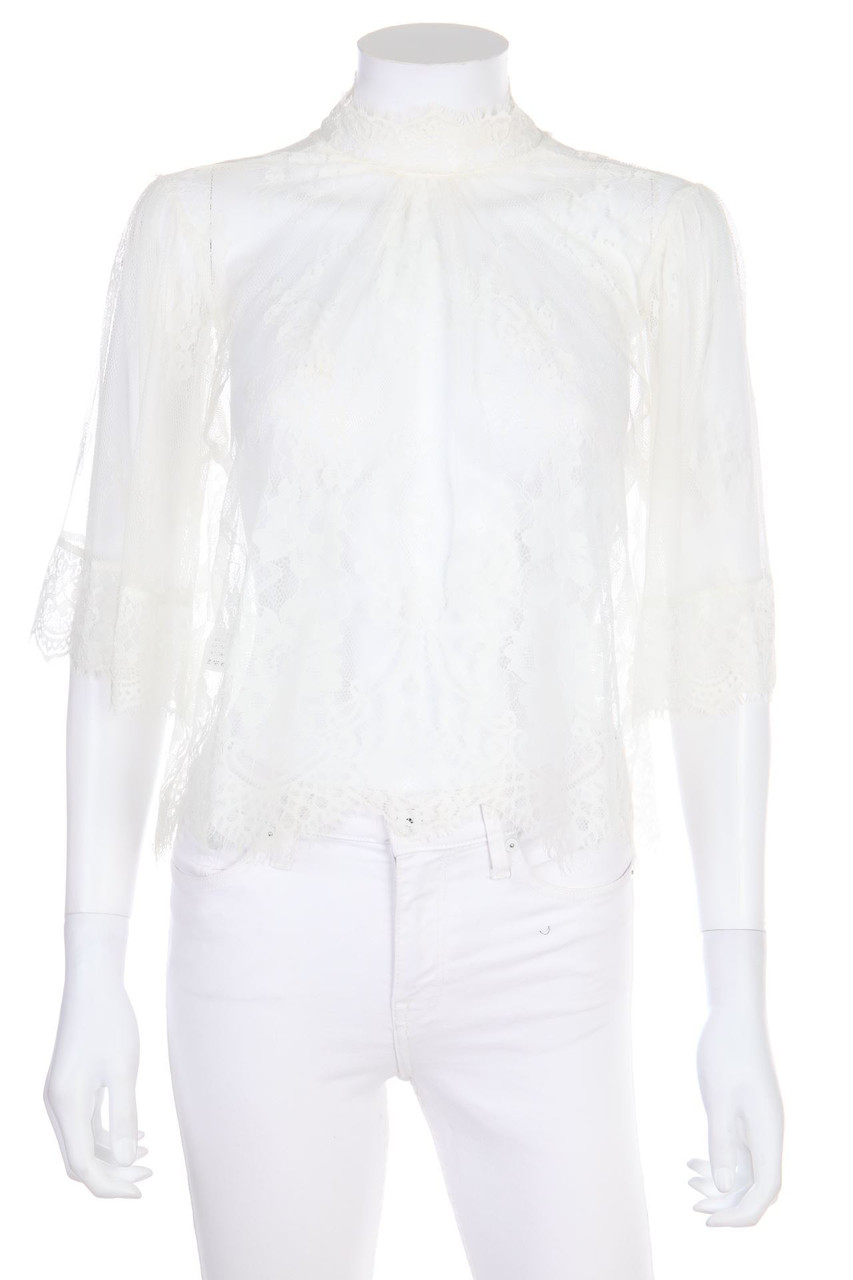CLUB L LONDON - Lace-Blouse with 3/4 Sleeve - D 34