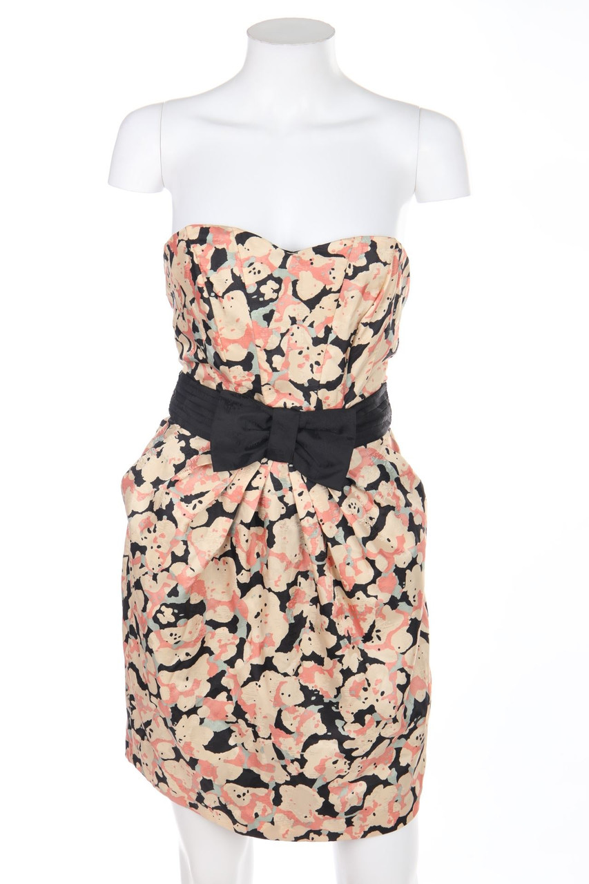 H&M - Party-Kleid aus Jacquard mit Schleife - D 34