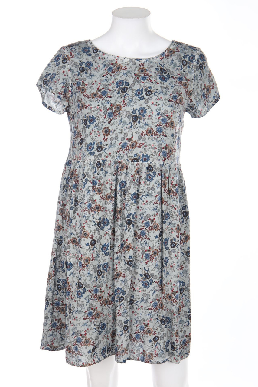 LTB - Garment Dyed-dress with Flower Print - S