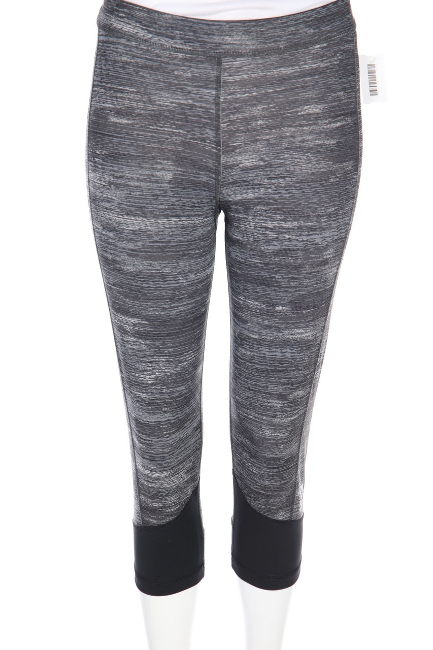 adidas - Cropped-Sport-Leggings mit Logo-Print - S