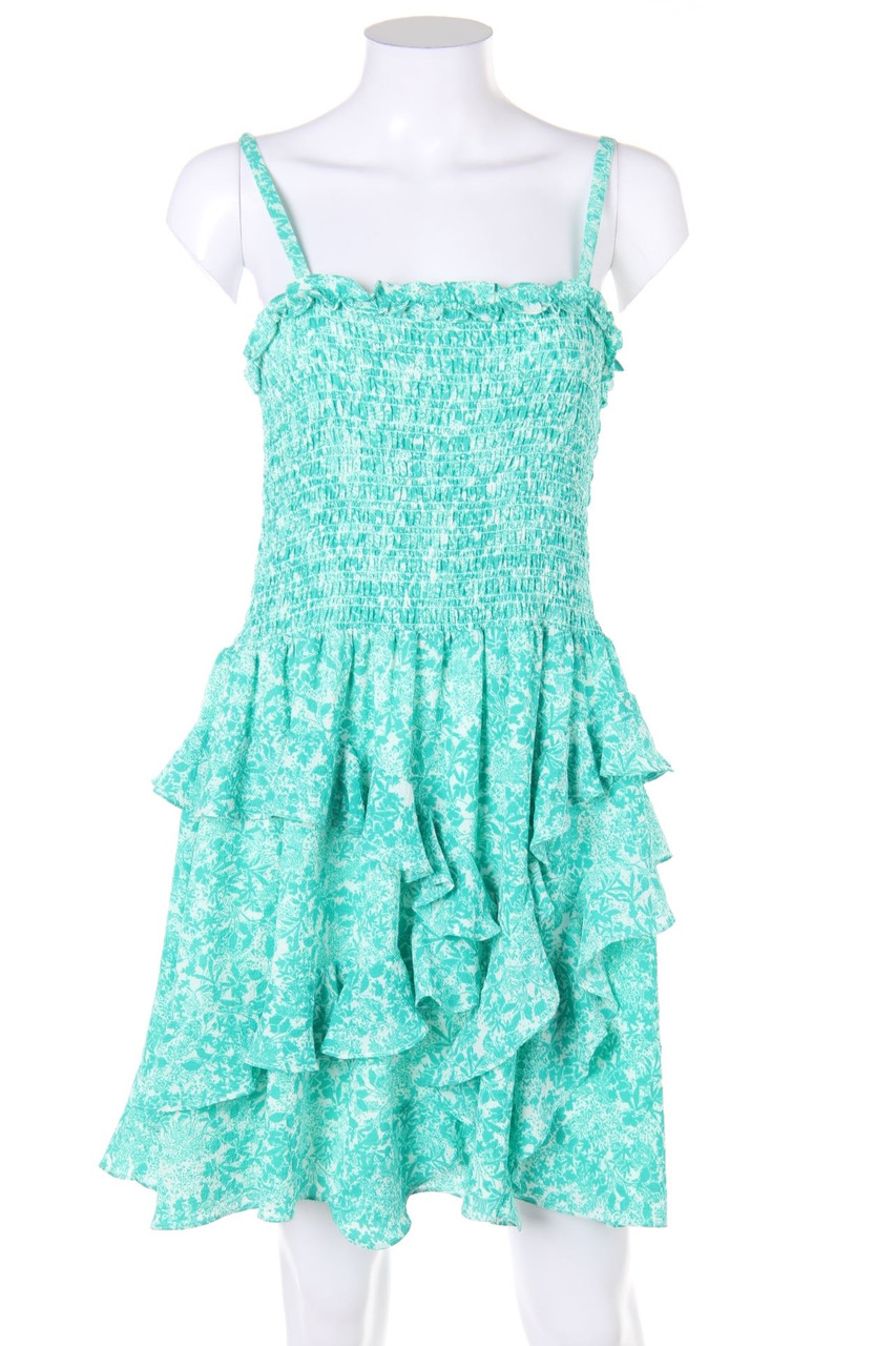 SEED - Volants-Dress with floral print - D 40