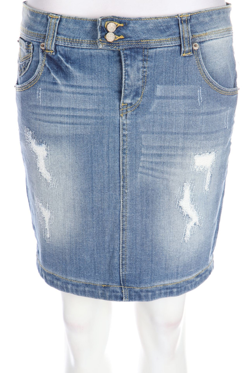 OXXY - Used Look-Mini-Jeansrock - M