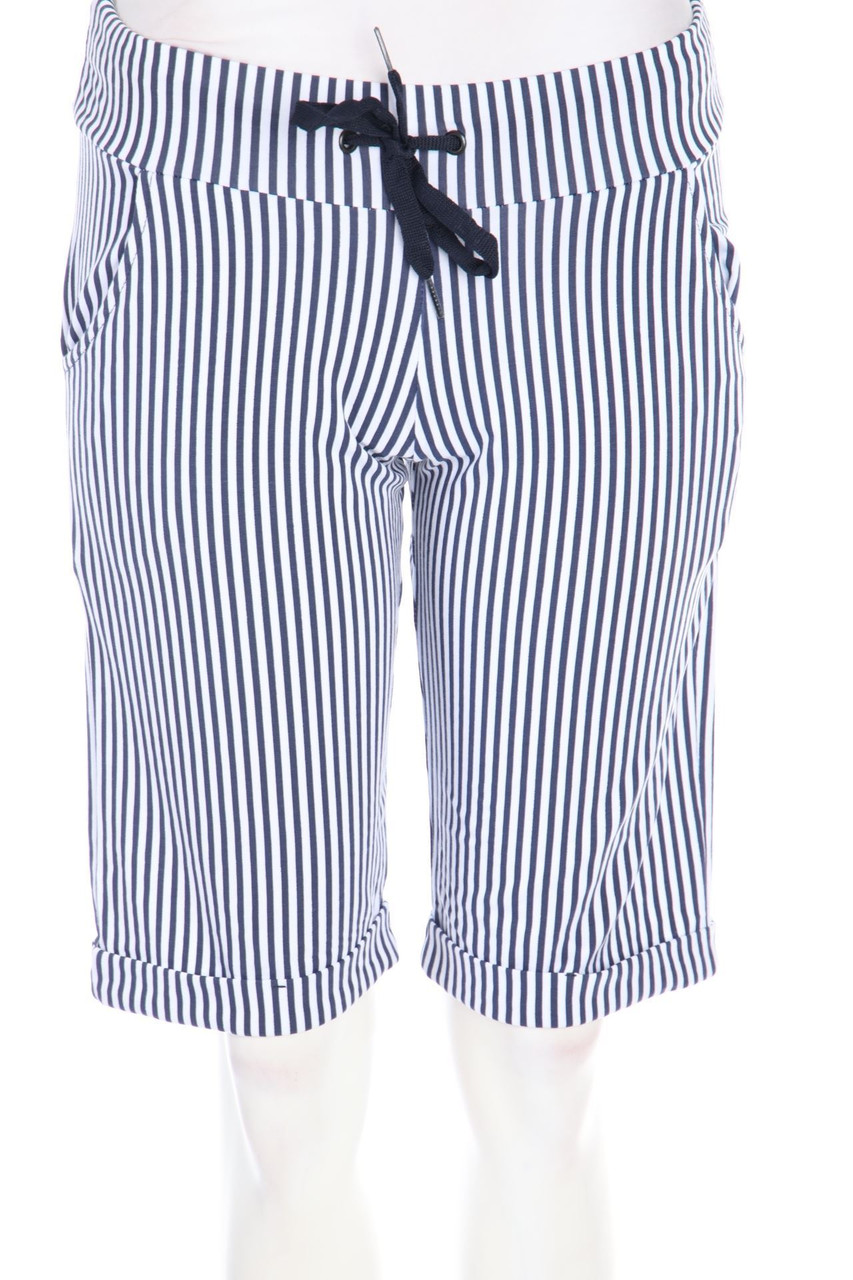 SECONDHAND - Shorts, Jersey with Stripes - S