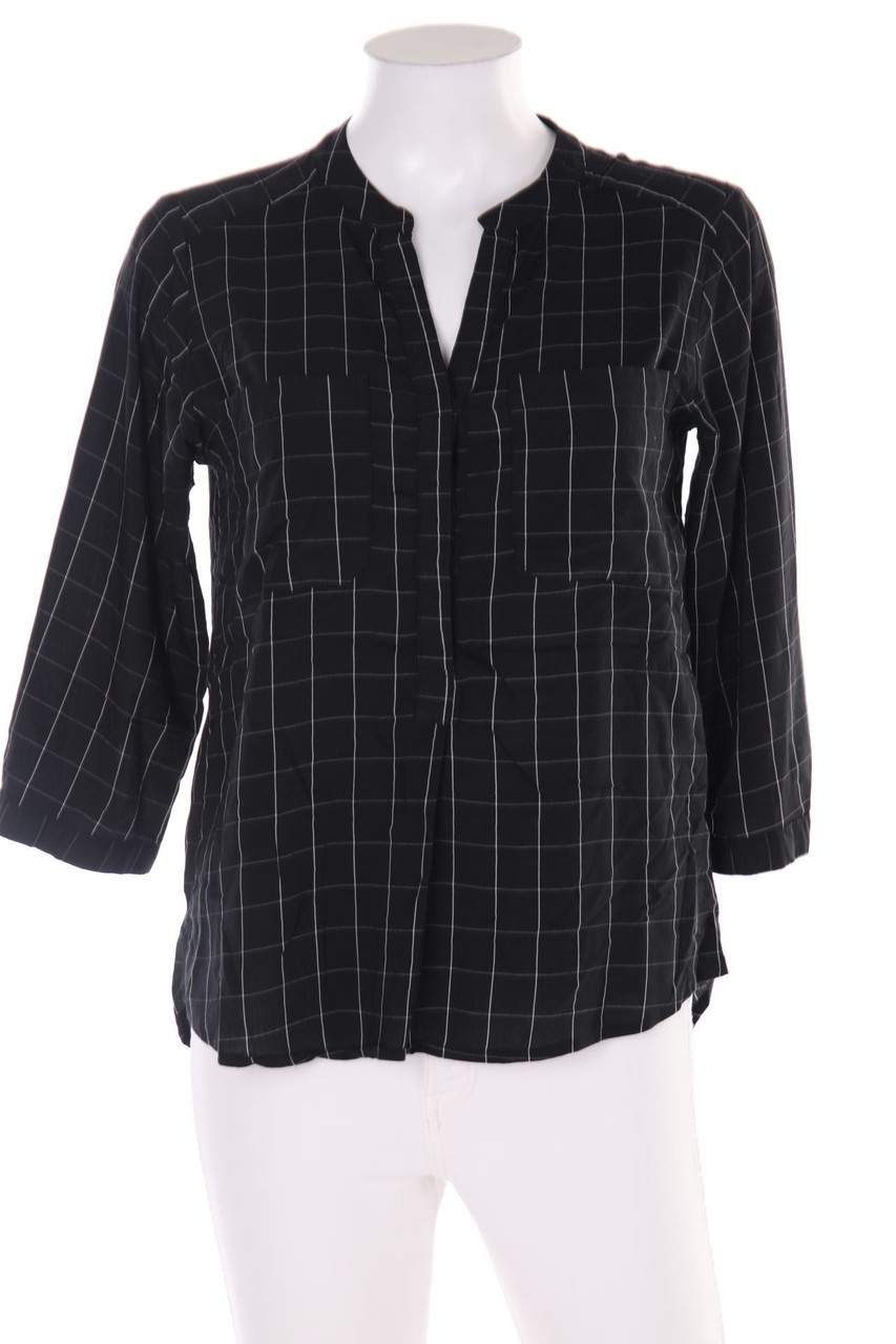 VERO MODA - Tunika-Bluse mit Karo-Muster - S